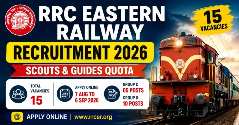 RRC Eastern Railway Scouts and Guides Quota Recruitment