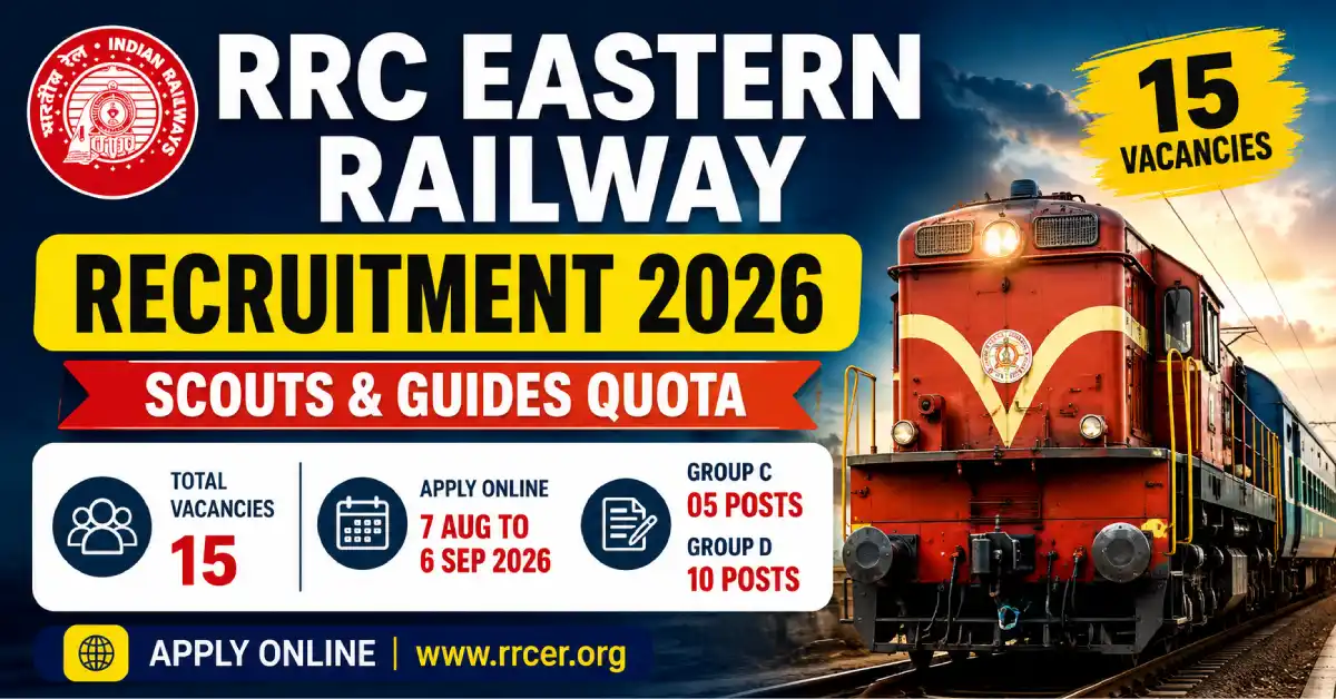 RRC Eastern Railway Scouts and Guides Quota Recruitment