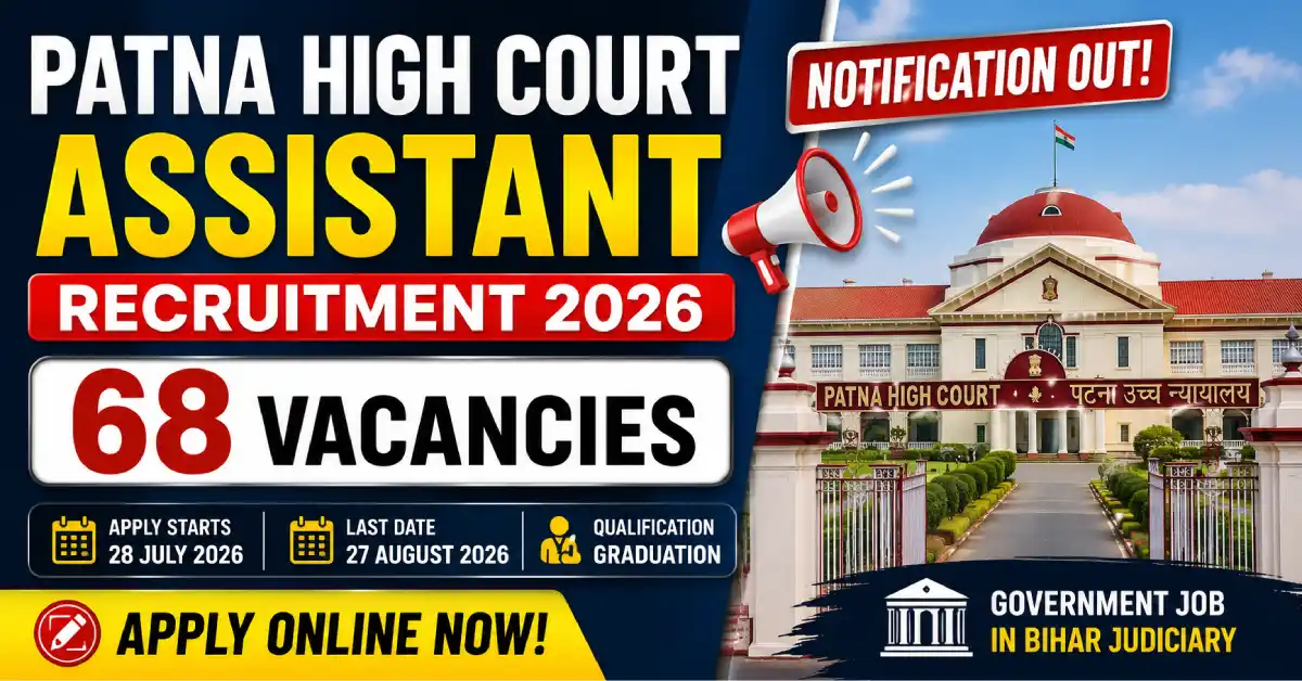 Patna High Court Assistant Recruitment 2026