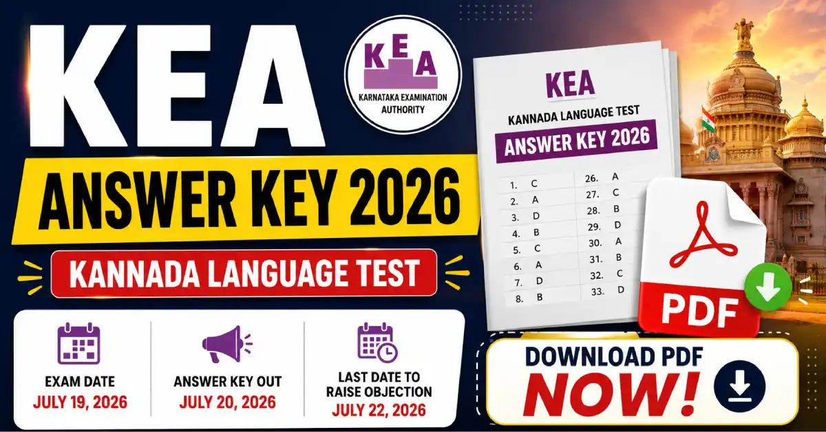 KEA Answer Key 2026