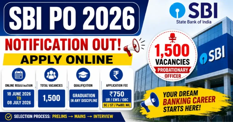 SBI PO Recruitment 2026