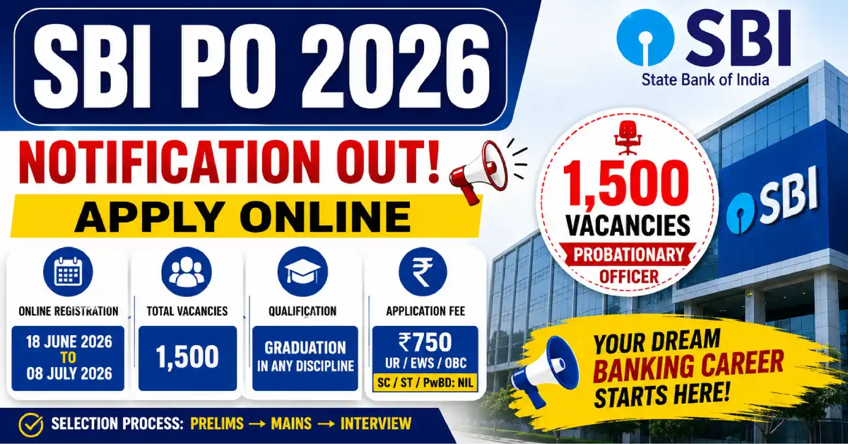 SBI PO Recruitment 2026