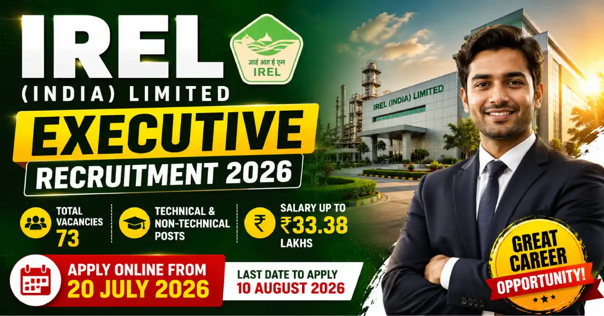 IREL Executive Recruitment 2026