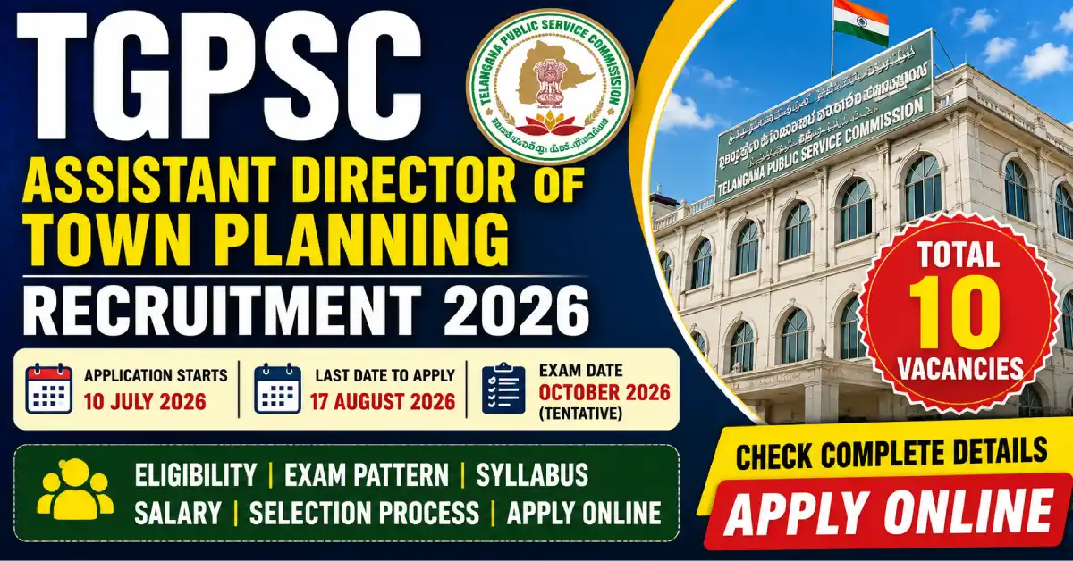 TGPSC Assistant Director of Town Planning Recruitment