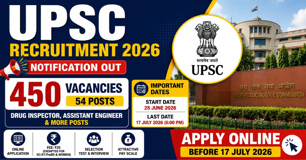 UPSC Recruitment 2026