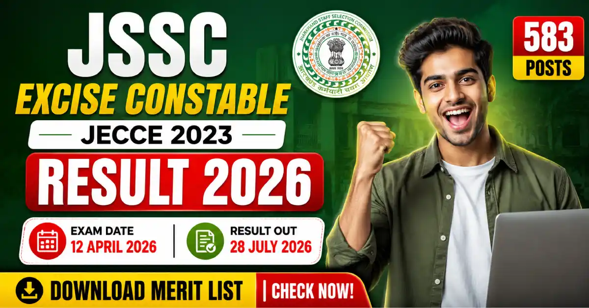 JSSC Excise Constable Result 2026