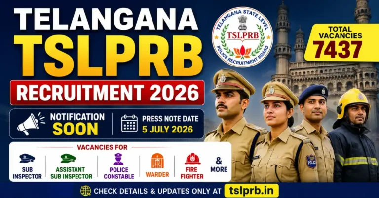Telangana TSLPRB Recruitment 2026