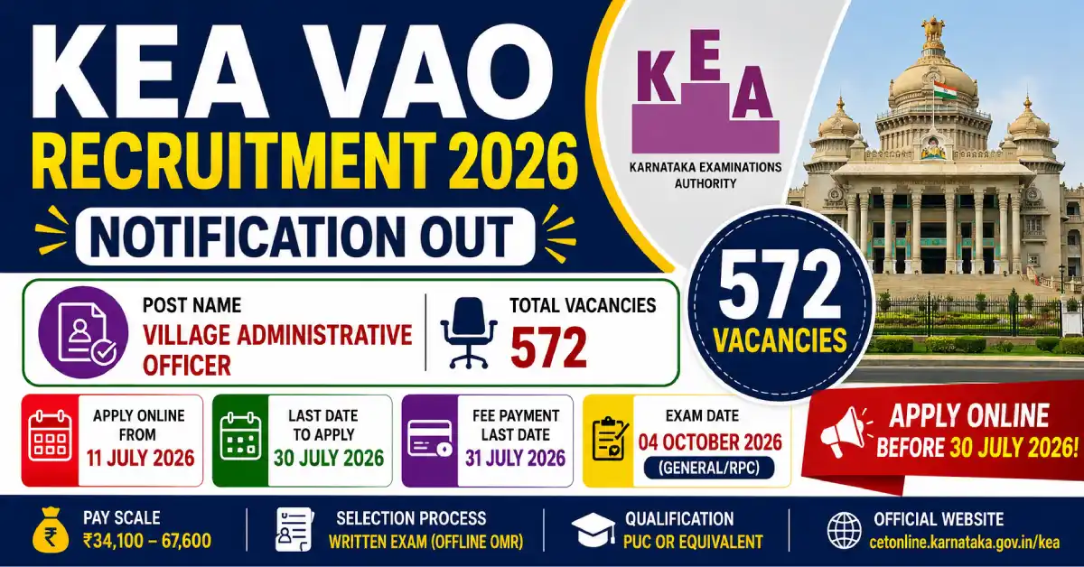 KEA VAO Recruitment 2026