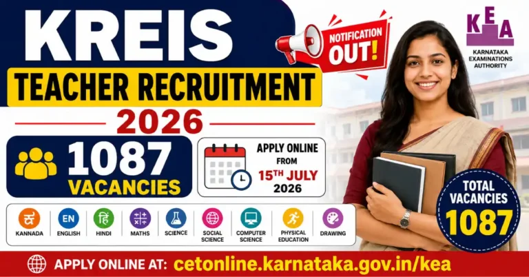 KREIS Teacher Recruitment 2026