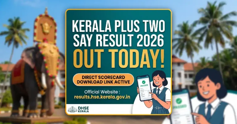 Kerala Plus Two SAY Result 2026