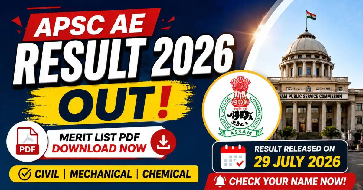 APSC AE Result 2026