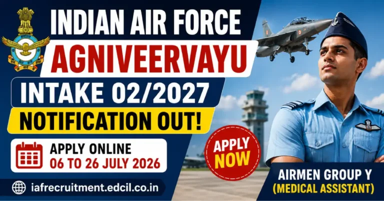 Indian Air Force Agniveervayu Intake