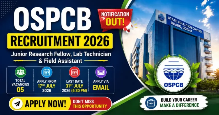 OSPCB Recruitment 2026