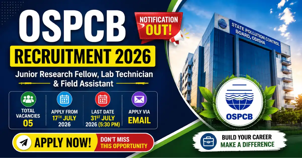 OSPCB Recruitment 2026