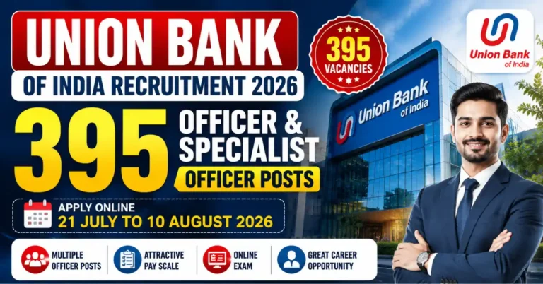 Union Bank of India SO Recruitment 2026
