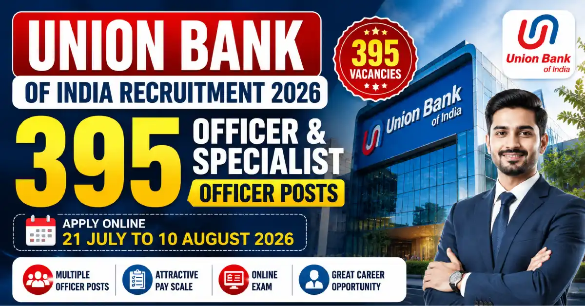 Union Bank of India SO Recruitment 2026