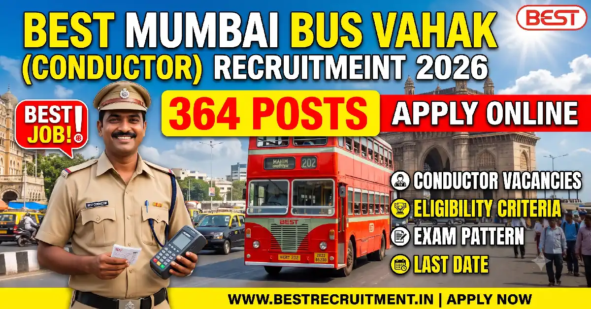 BEST Mumbai Bus Vahak Recruitment 2026