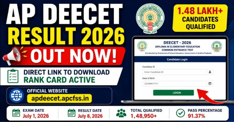 AP DEECET Result 2026