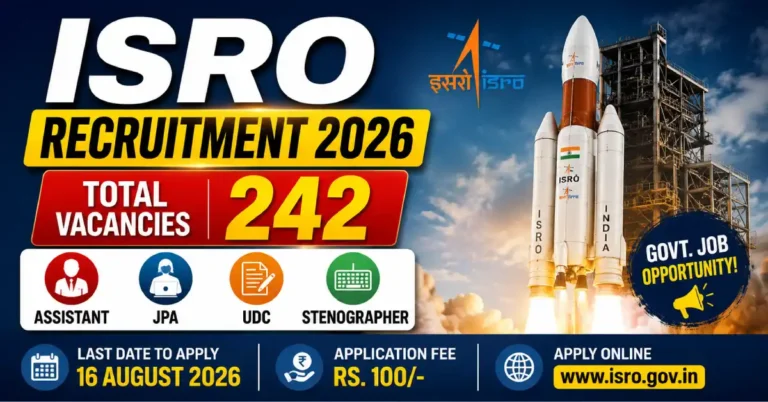 ISRO Recruitment 2026