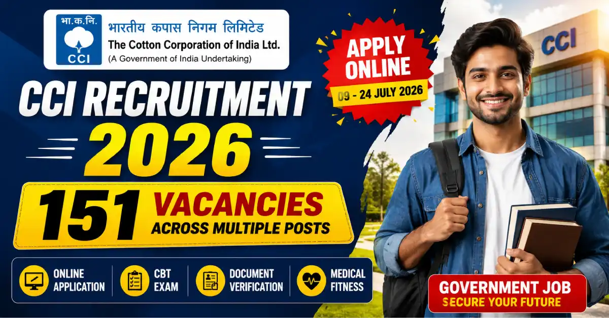 Cotton Corporation CCI Recruitment 2026